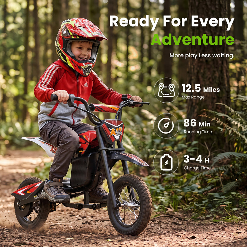 isinwheel A12 Electric Dirt Bike for Kids