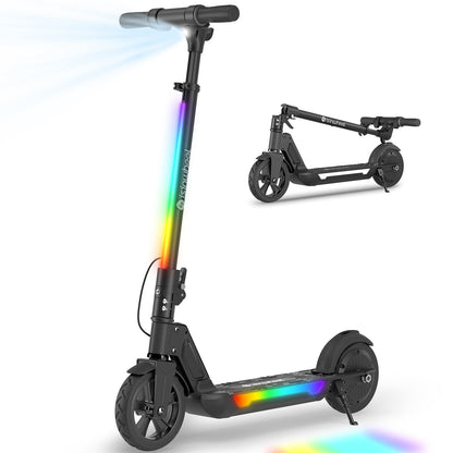 S7 Adjustable Electric Scooter for Kids Ages 8-14