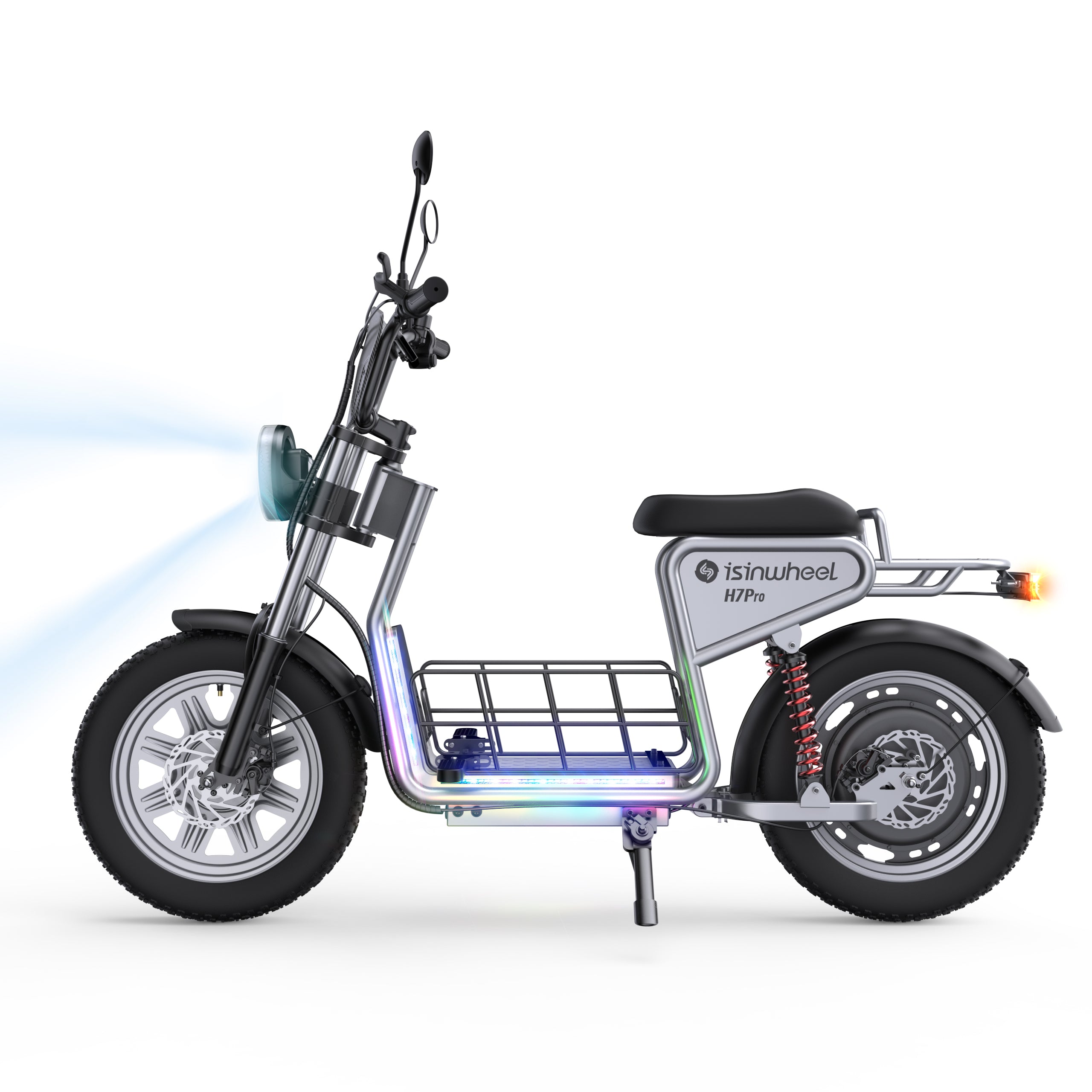 isinwheel H7Pro 1200W High-End Commuting Electric Scooter with Seat