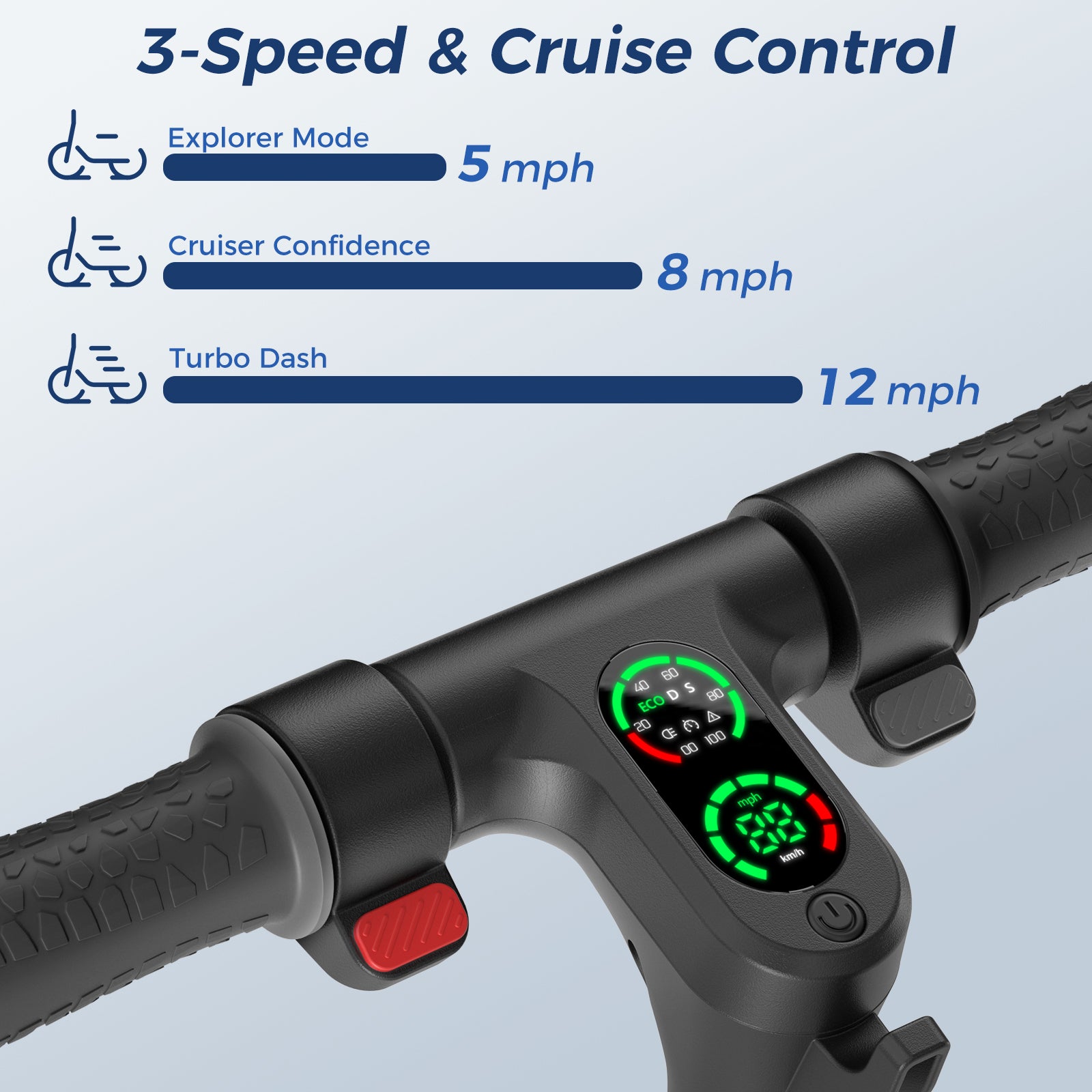 S7 Adjustable Electric Scooter for Kids Ages 8-14