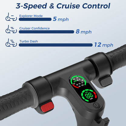 S7 Adjustable Electric Scooter for Kids Ages 8-14
