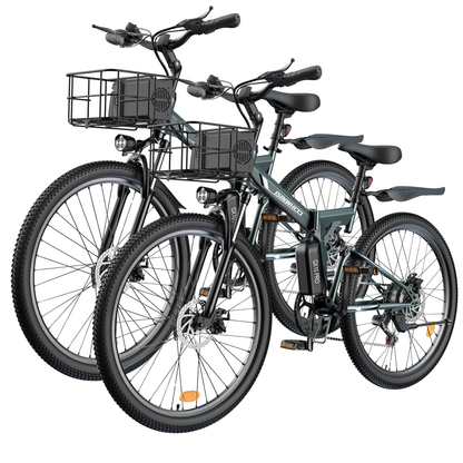 isinwheel M40 Folding Electric Bike with Basket - AU