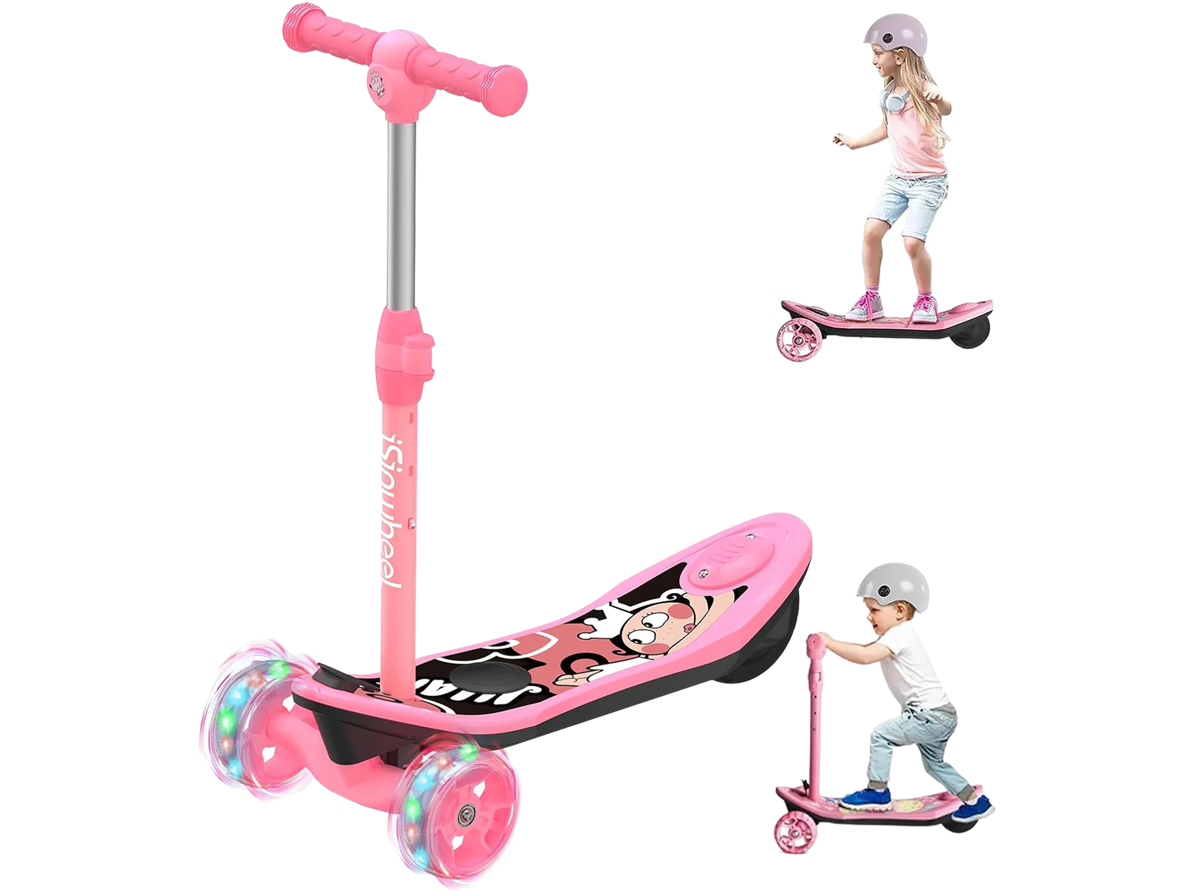 isinwheel 2-in-1 Mini Pro Electric Scooter for Kids