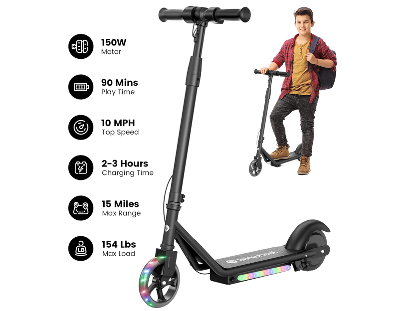 isinwheel S2 Electric Scooter for Kids Ages 6-14