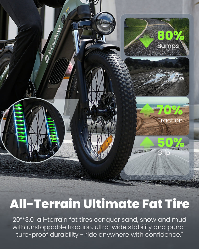 isinwheel U8 Electric Bike for Adults