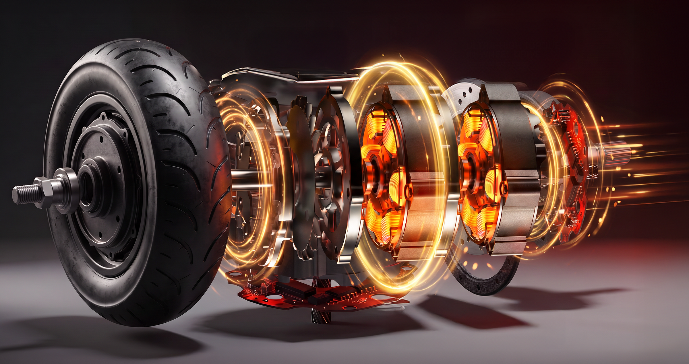 Exploded view of the S Nova Pro motor