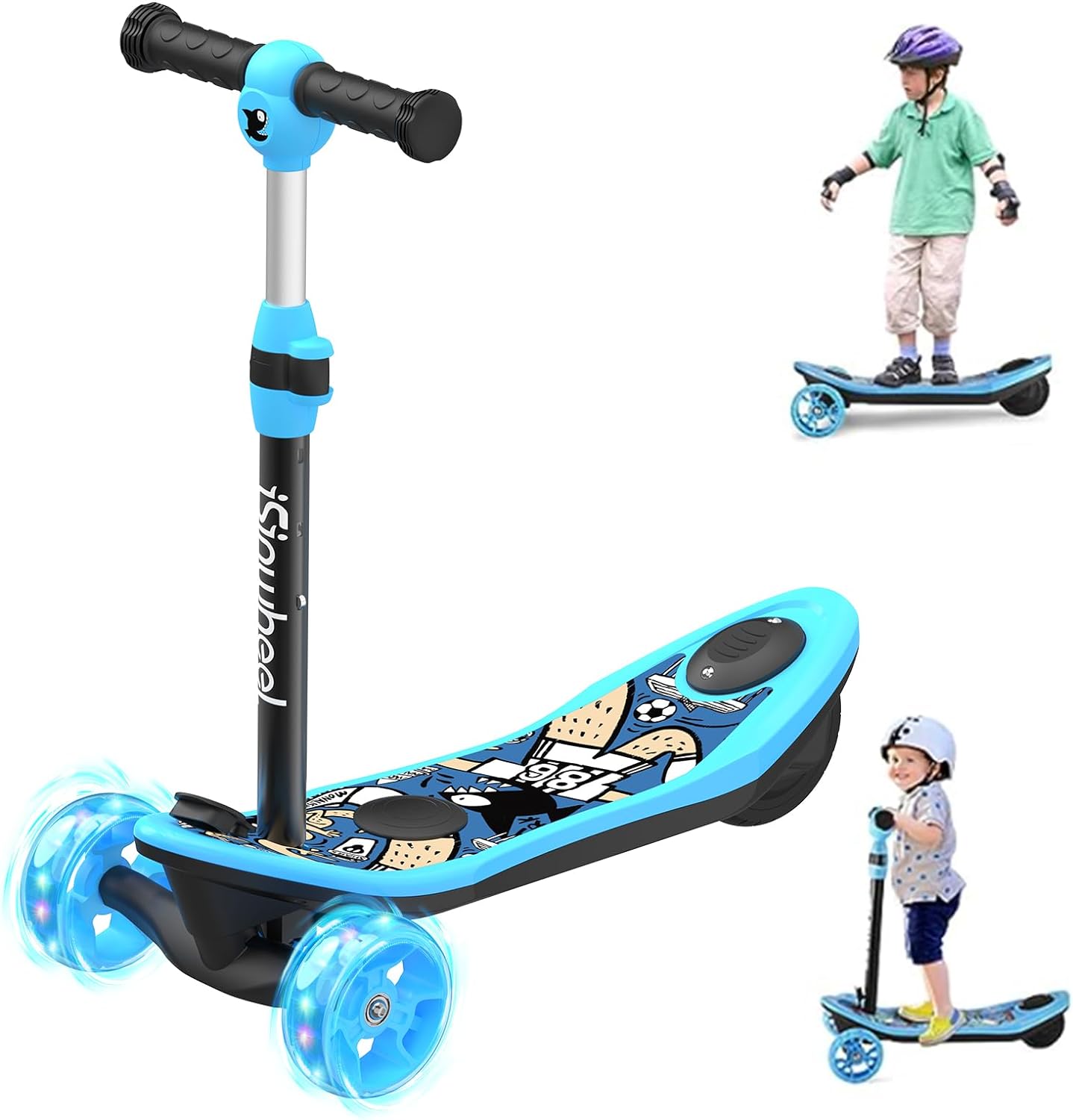 isinwheel 2-in-1 Mini Pro Electric Scooter for Kids