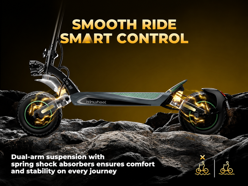 isinwheel GT4 Dual Motor Electric Scooter