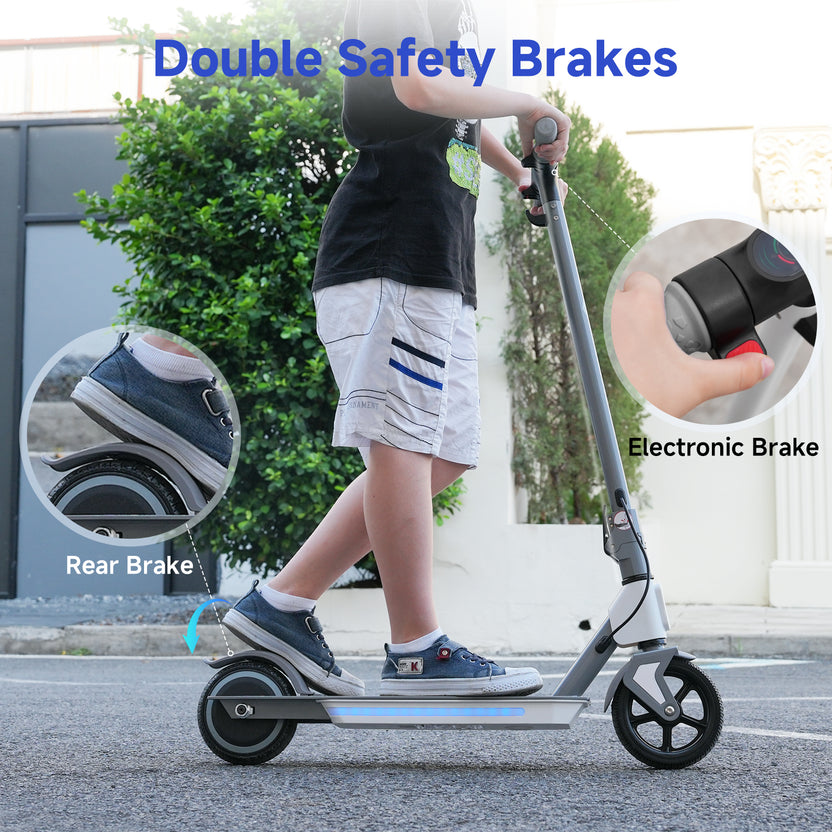 isinwheel S4 Electric Scooter for Kids Ages 6-14