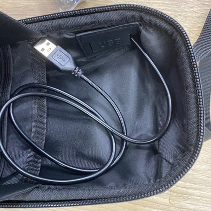 EVA Hard Shell USB Handlebar Bag with Carry Handle