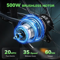 isinwheel M10 500W Electric Commuter Bike