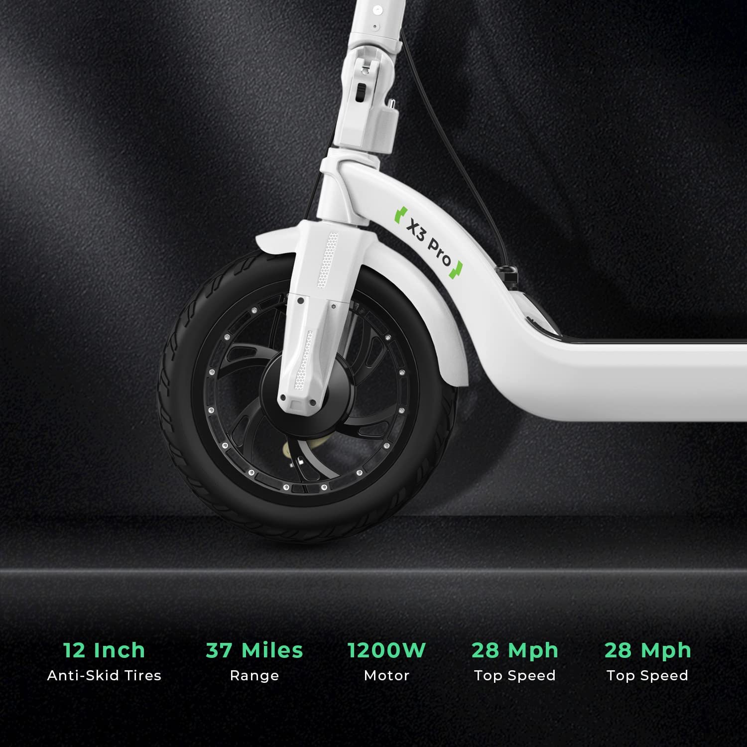 isinwheel | X3Pro Commuting Electric Scooter 1200W