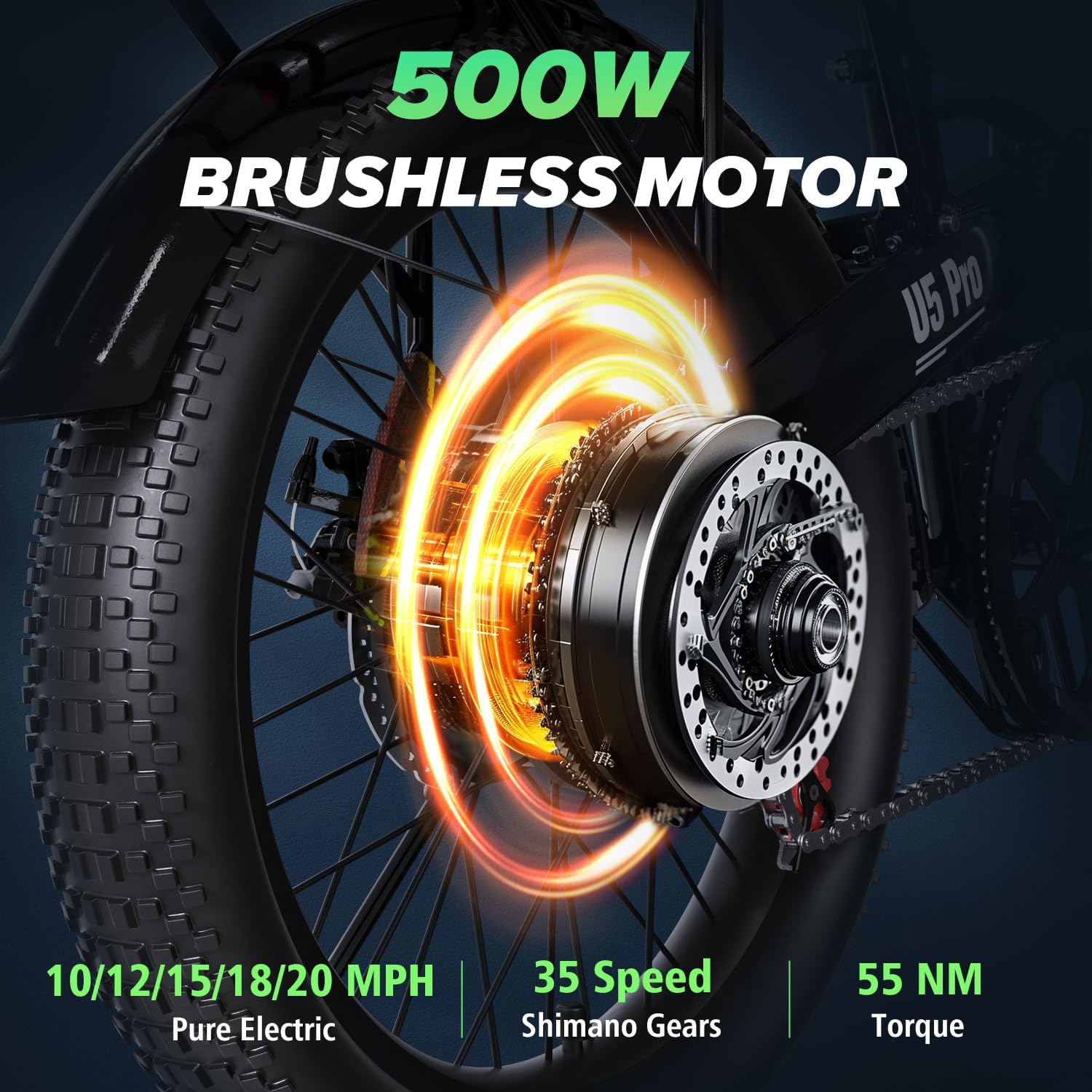 isinwheel U5 Pro Folding Electric Bike