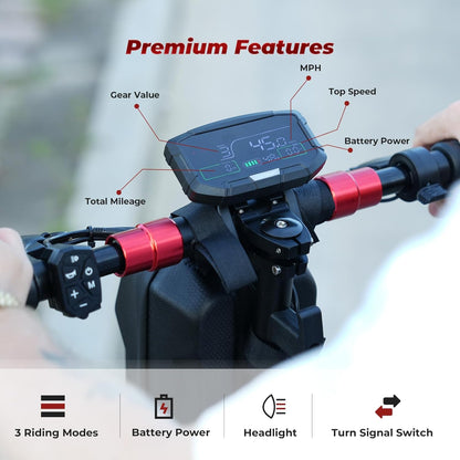 isinwheel GT2 Off Road Electric Scooter 1200W Peak