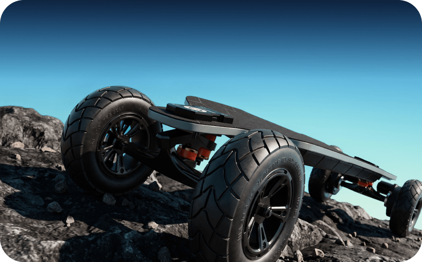 Bigger Wheels.
Smoother Riders.