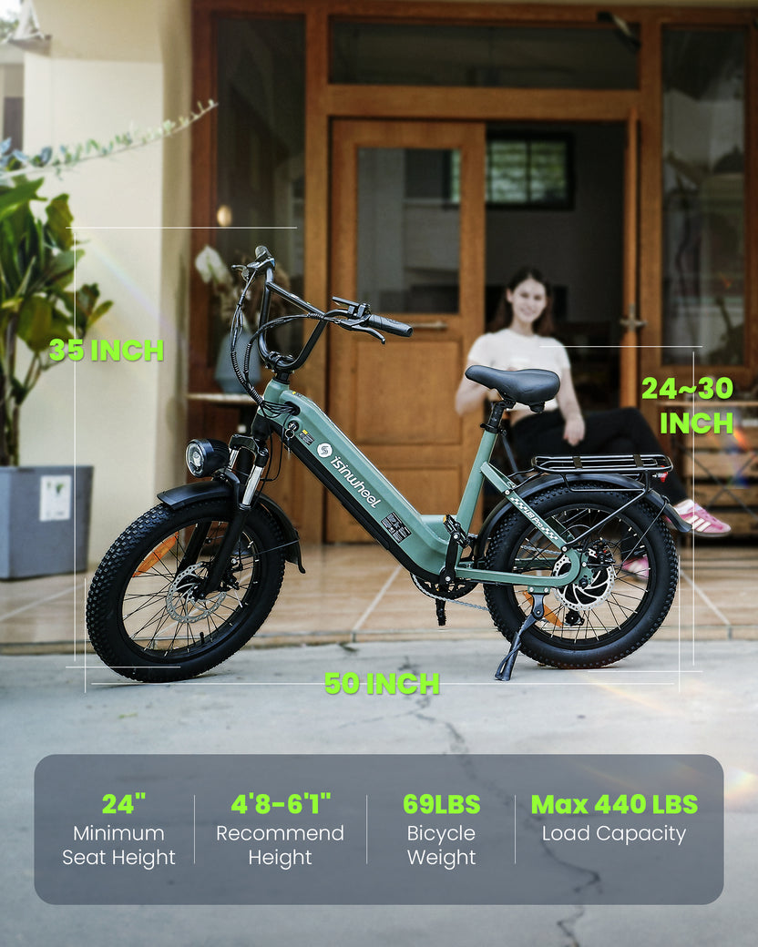 isinwheel U8 Electric Bike for Adults