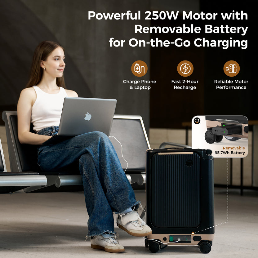 isinwheel Smart Rideable Luggage