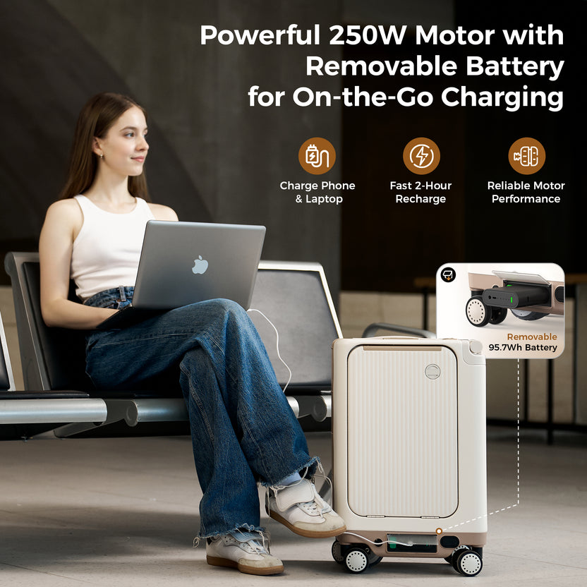 isinwheel Smart Rideable Luggage