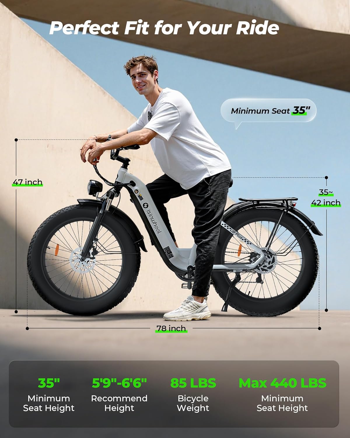 isinwheel U8 Ultra Electric Bike for Adults