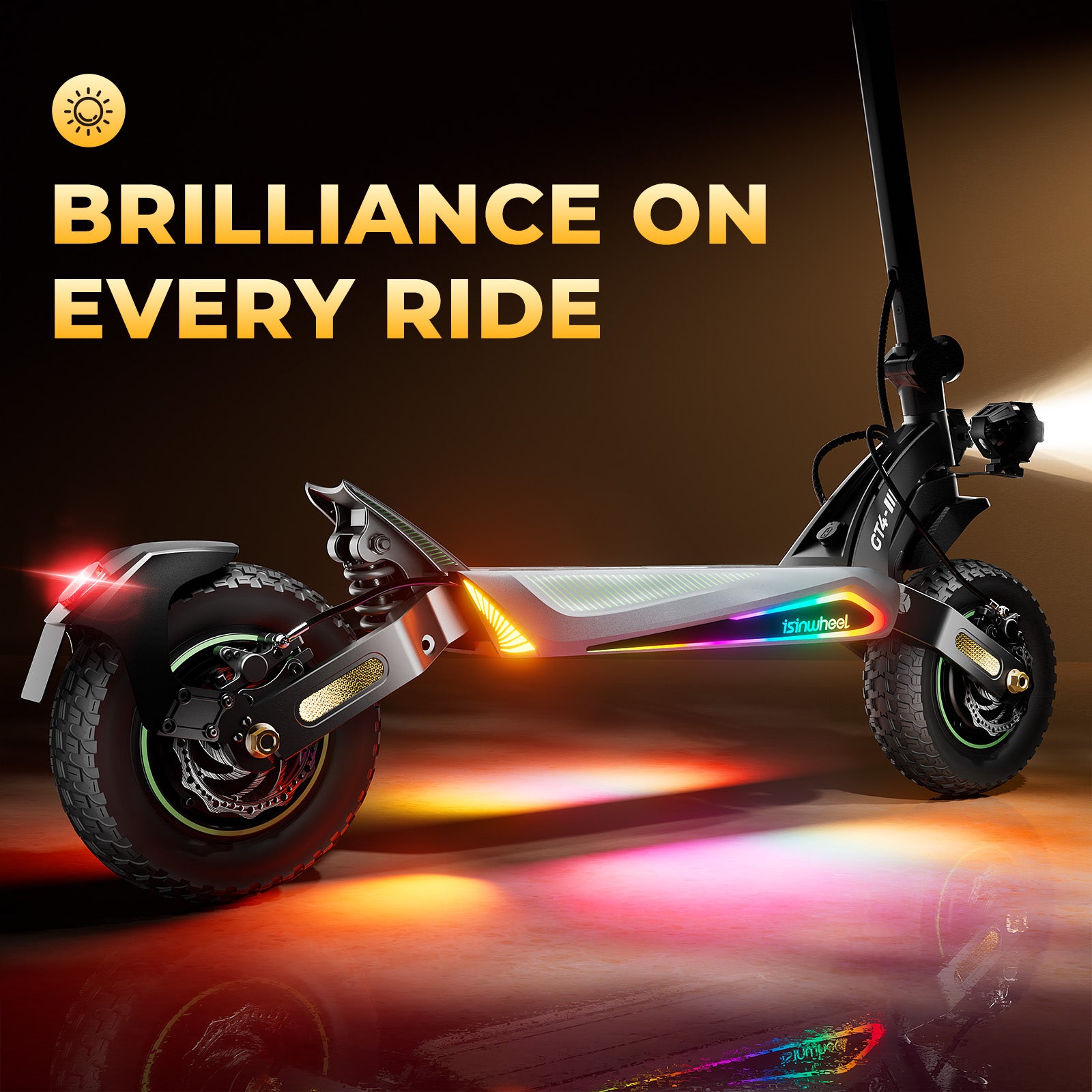 GT4 2400W Dual Motor Off-Road Electric Scooter