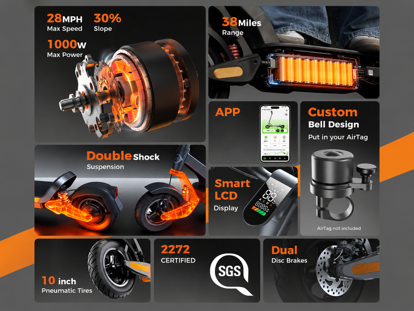 isinwheel S Nova Pro Electric Scooter