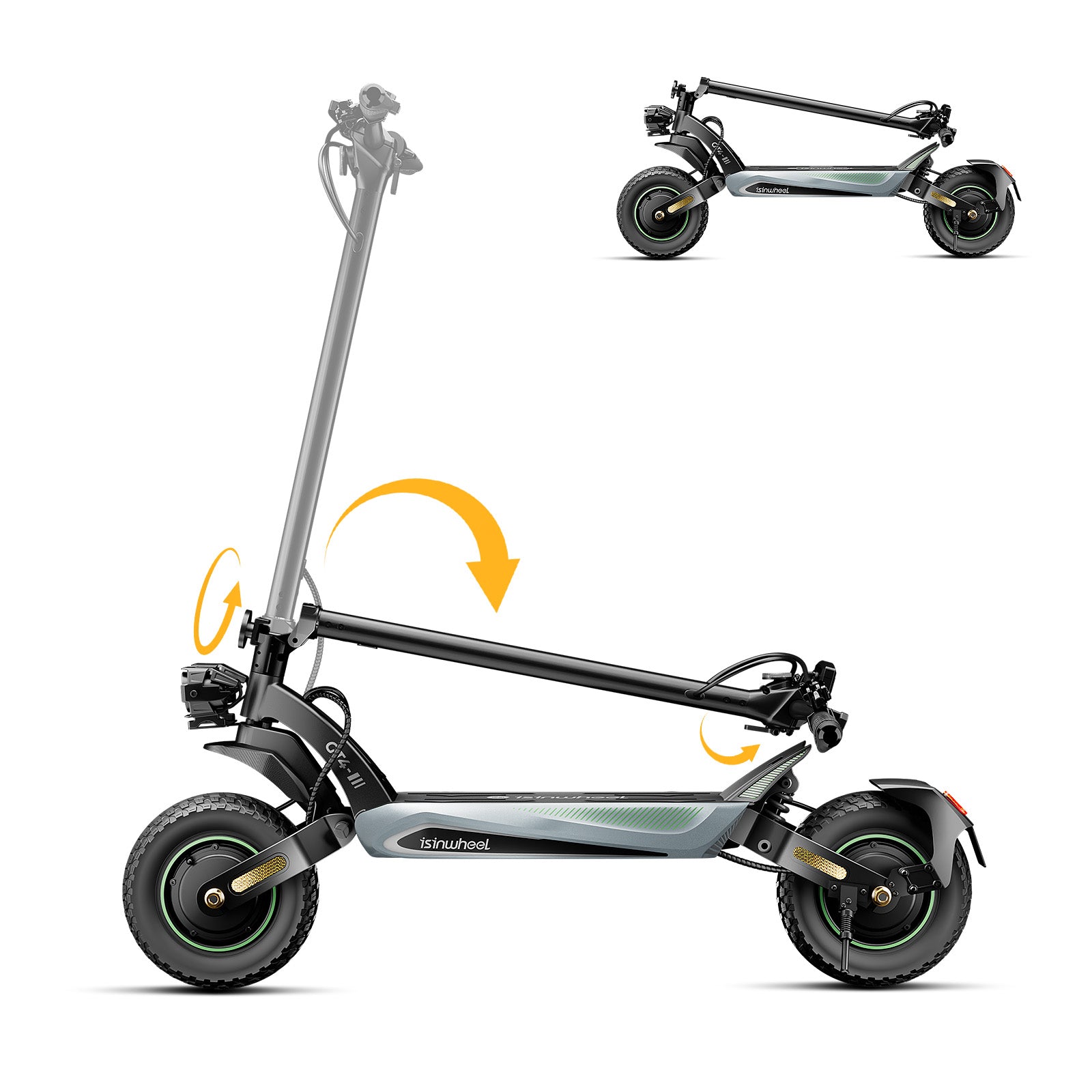 GT4 2400W Dual Motor Off-Road Electric Scooter 45MPH Top Speed