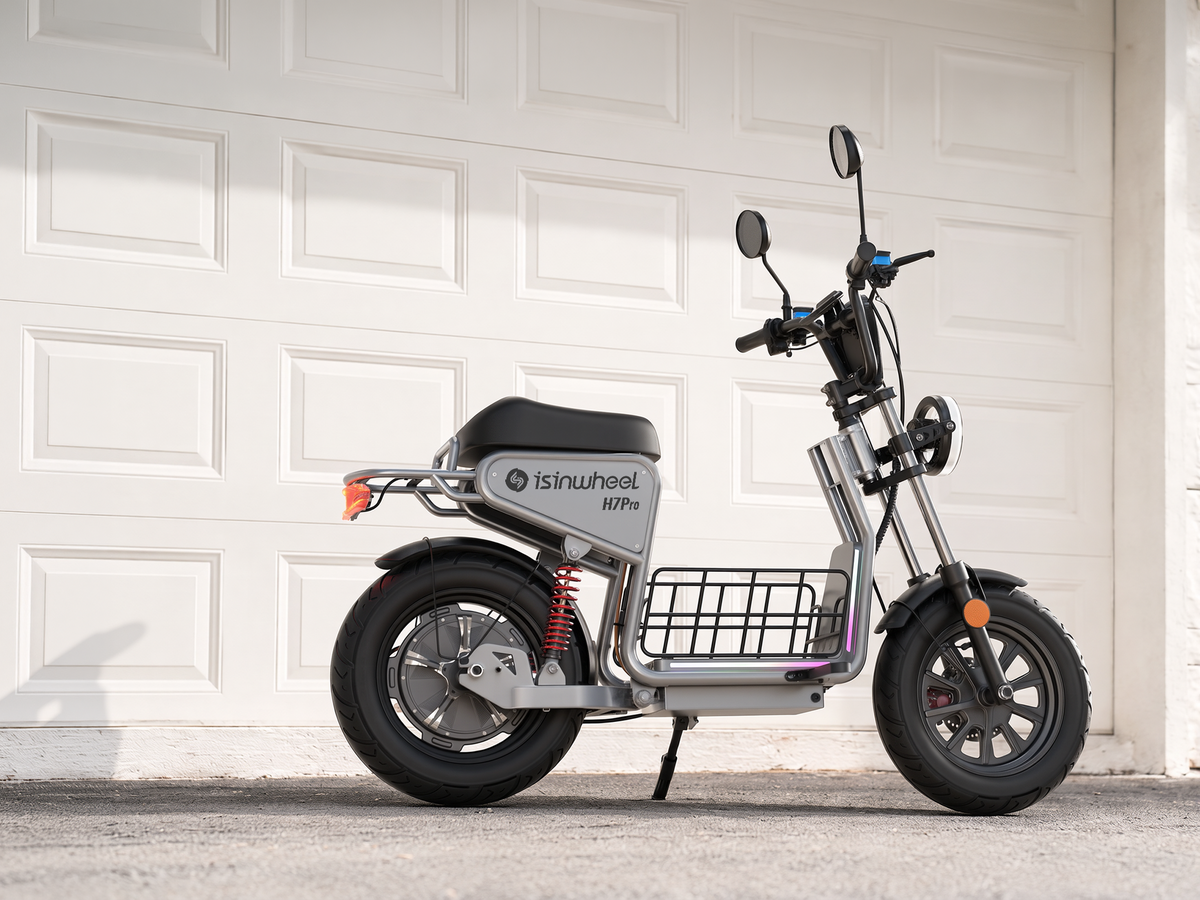 isinwheel H7Pro High-End Commuting Electric Scooter with Seat 38MPH Top Speed