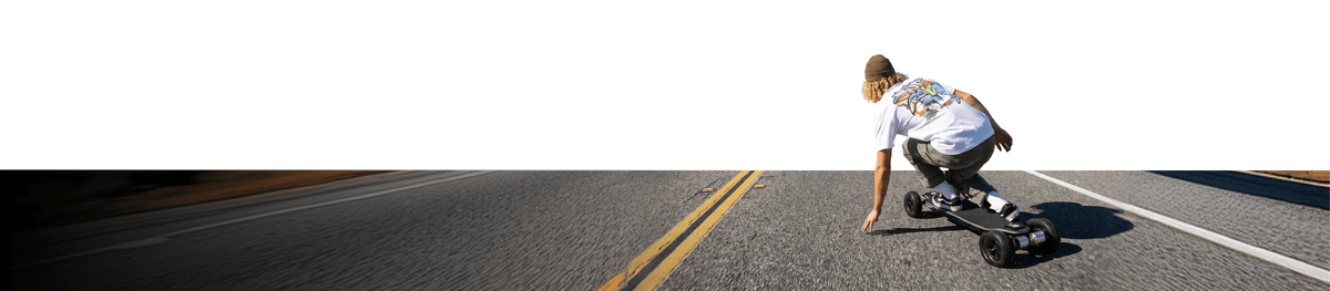 V10 Pro rider on the road
