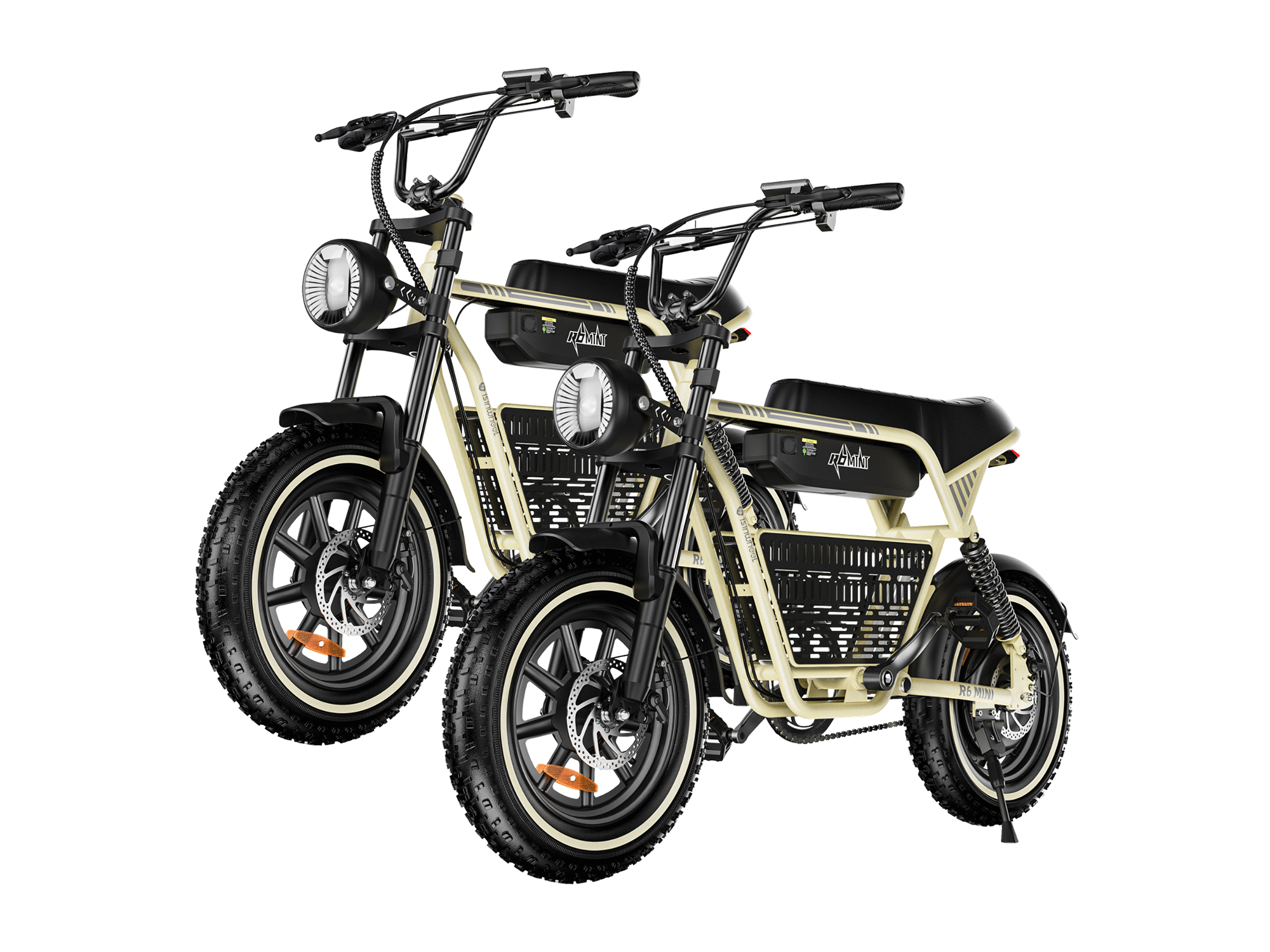 isinwheel R6 Mini Ebike, Desert