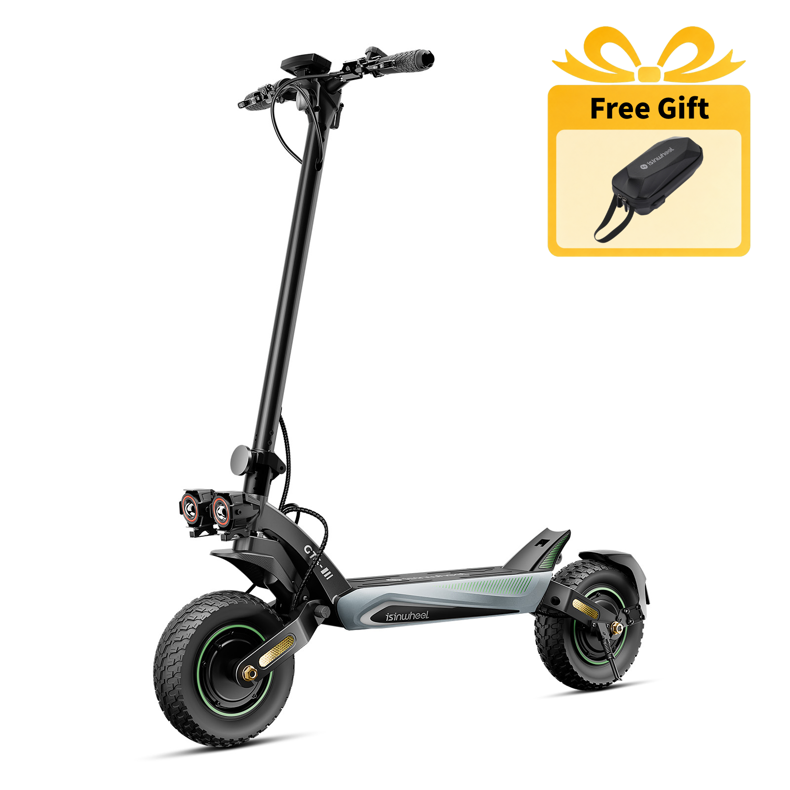 GT4 2400W Dual Motor Off-Road Electric Scooter