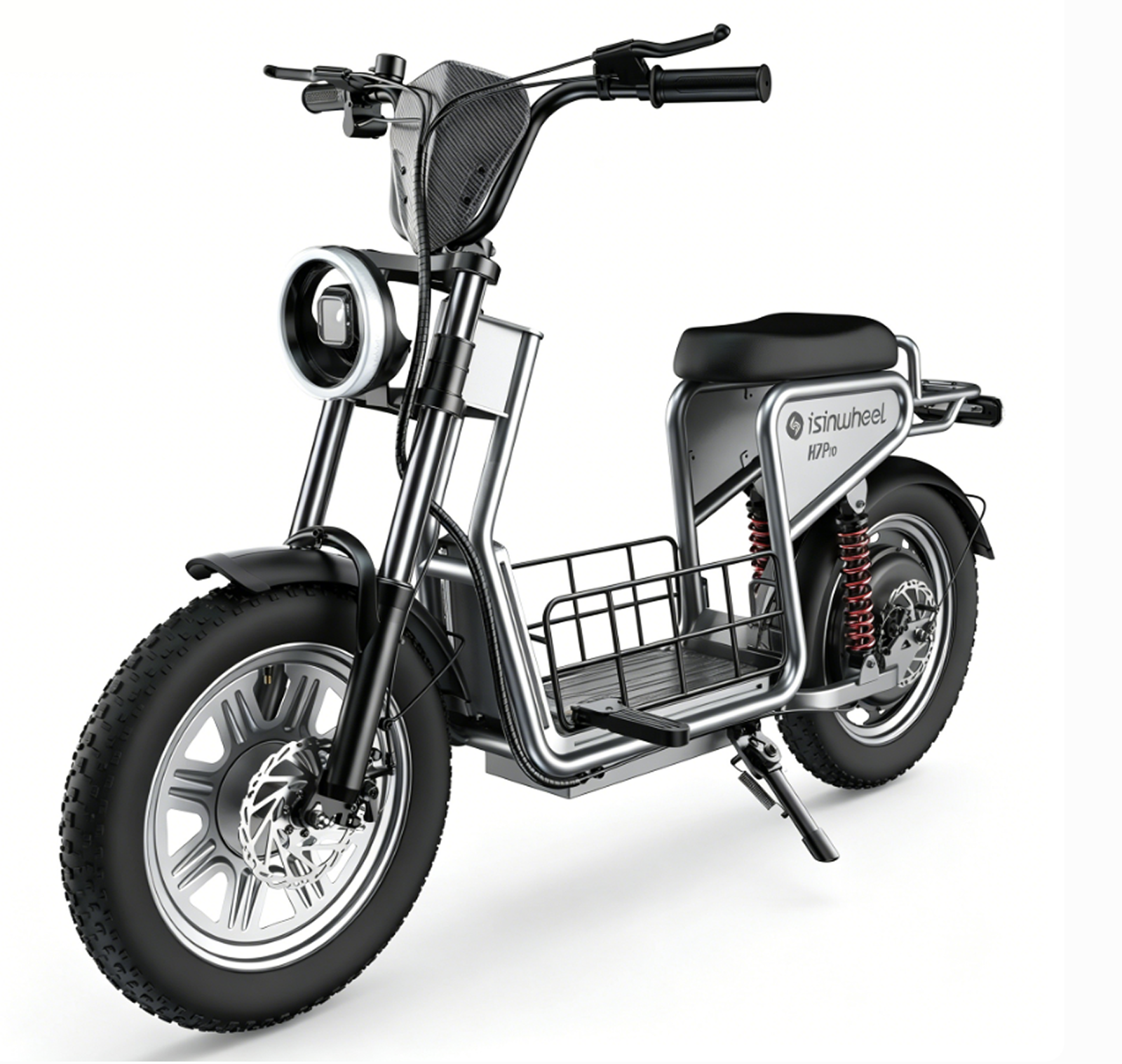 isinwheel H7Pro High-End Commuting Electric Scooter with Seat 38MPH Top Speed