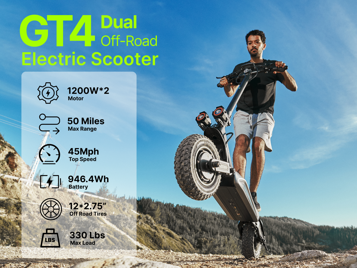 isinwheel GT4 Dual Motor Electric Scooter