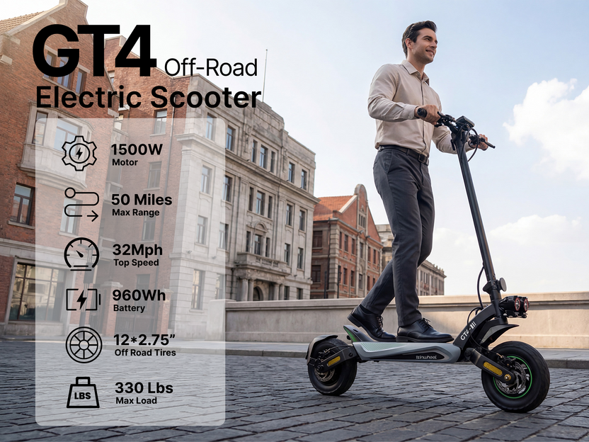 isinwheel GT4 Single Motor Electric Scooter