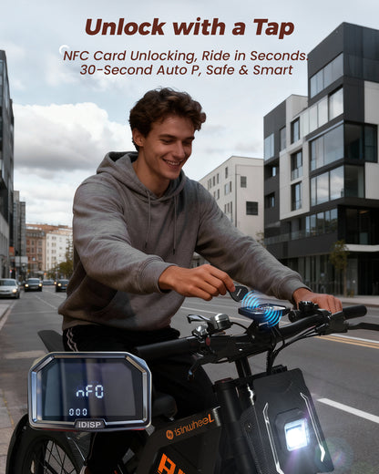 R8 Electric Dirt Bike for Adults 35 MPH & 150 Miles