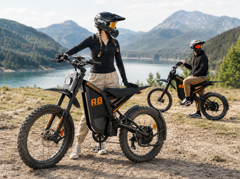 R8 Electric Dirt Bike for Adults 35 MPH & 150 Miles