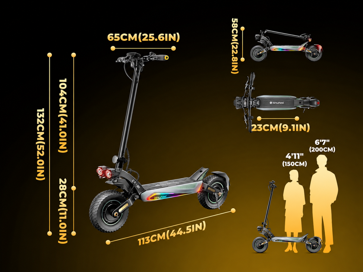isinwheel GT4 Dual Motor Electric Scooter