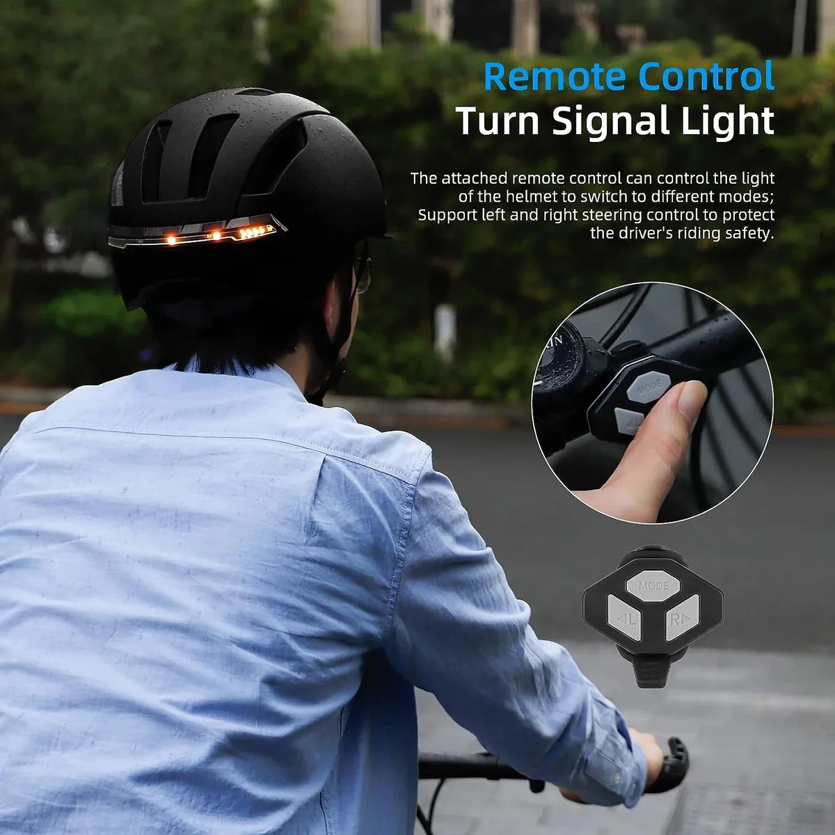Cycling Smart Helmet with LED Light