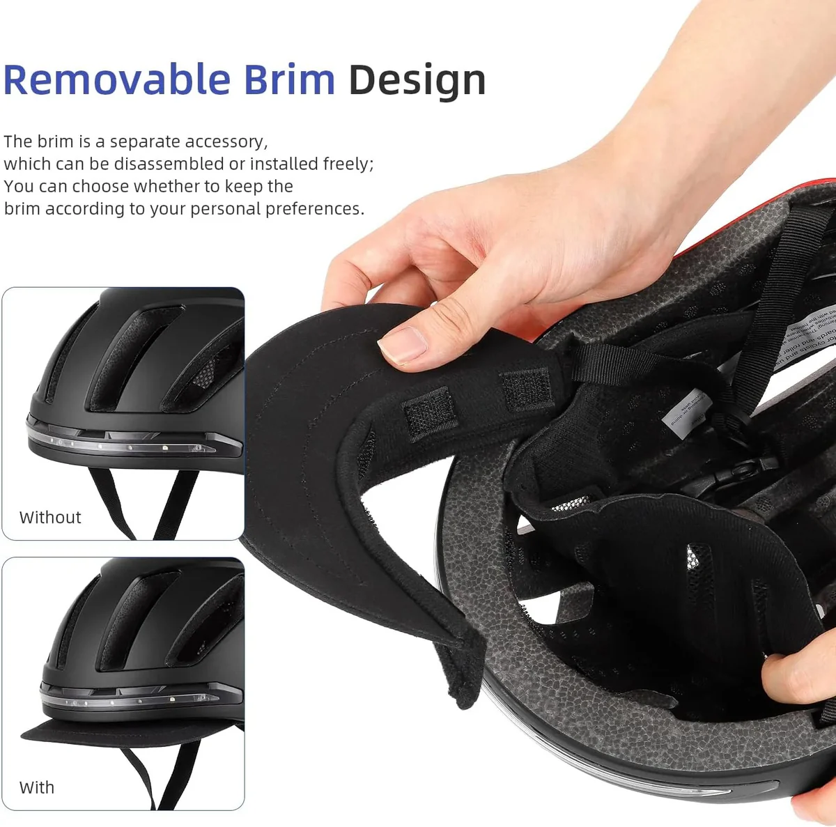 Cycling Smart Helmet with LED Light