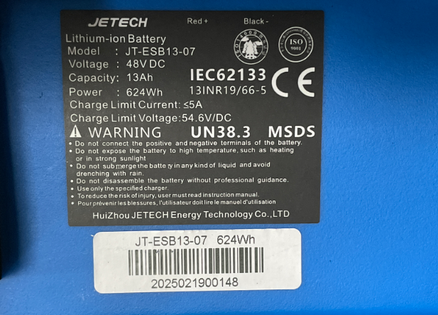48V 13Ah Battery for S Nova Pro Electric Scooter