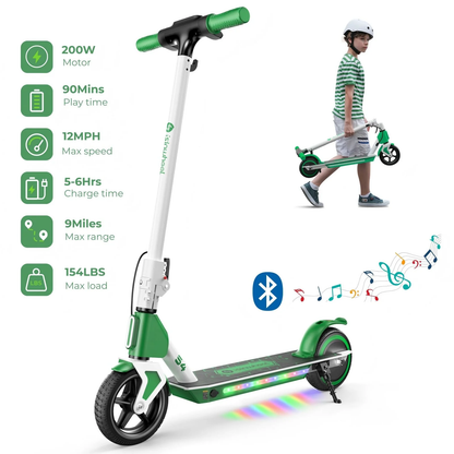 isinwheel S4 Electric Scooter for Kids Ages 6-14