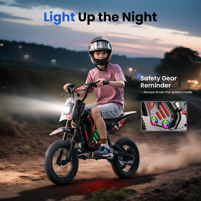 isinwheel A14 Electric Dirt Bike for Kids