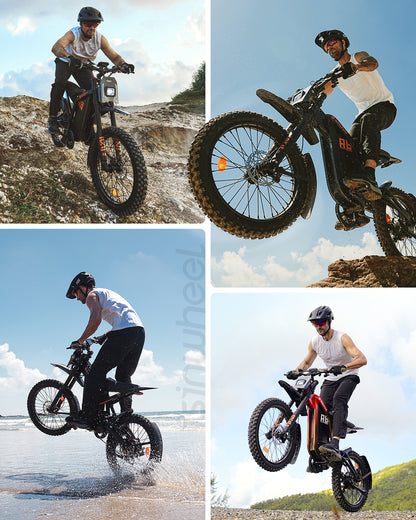 R8 Electric Dirt Bike for Adults 35 MPH & 150 Miles