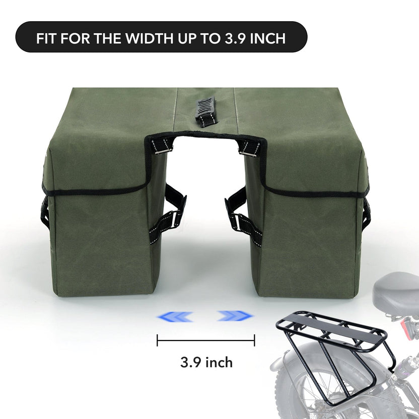 iSinwheel Official Store Green Isinwheel Bike Rack Pannier Bag
