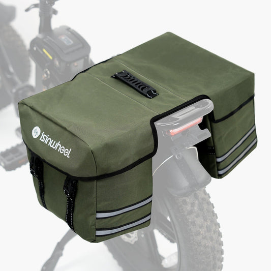 iSinwheel Official Store Green Isinwheel Bike Rack Pannier Bag