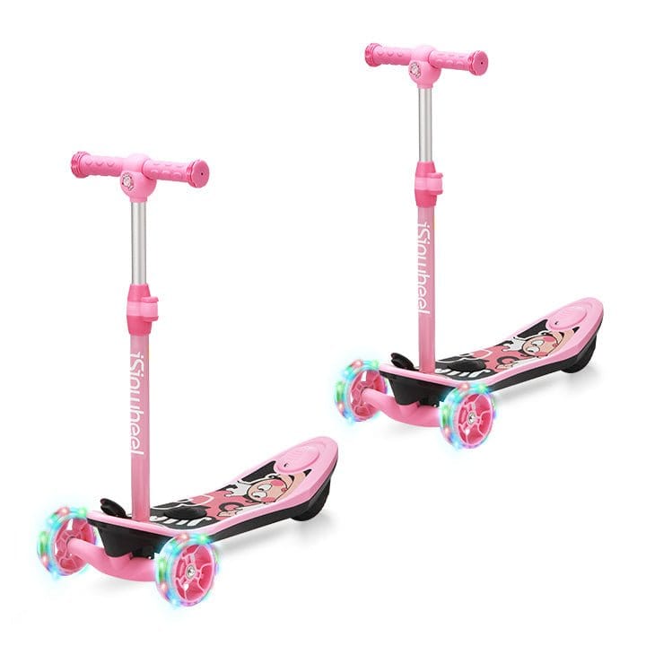 iSinwheel Official Store Mini Pink+Pink iSinwheel®Long Range 3 Wheel Kids Electric Scooter