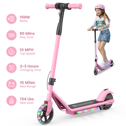 isinwheel S2 Electric Scooter for Kids Ages 6-14