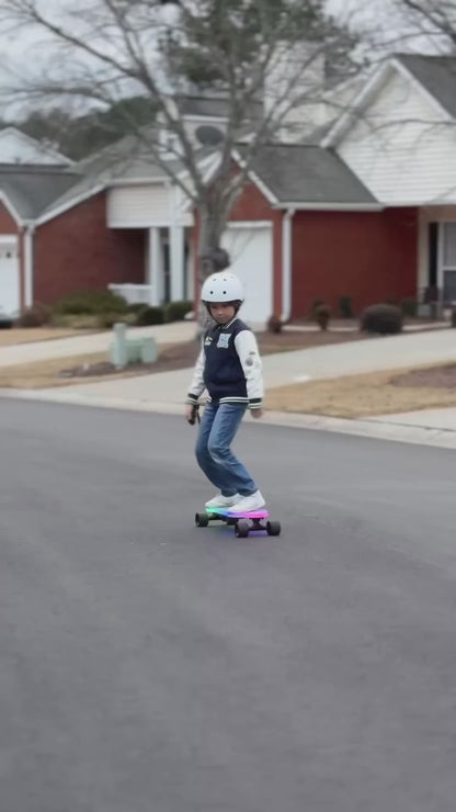 isinwheel V6 Pro Electric Skateboard with Pedal Lights & Remote Control