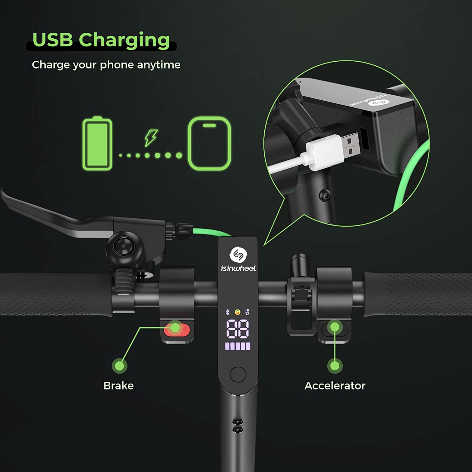 iSinwheel® S9Max 500W Upgraded Electric Scooter iSinwheel Official Store